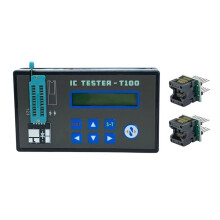 Testeur de Circuit Intégré LED Testeur de Transistor Circuit IC Puce Générale pour Tester les Puces Logiques 74HC 74LS CD40 45/145