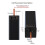 DIY Power Case Box 40x18650 Battery Pack with LED Lighting and Advanced Charging Protocols Detachable Battery Case A 6