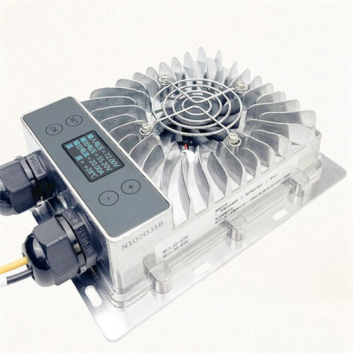 MPPT Solar Controller with LCD Display 20-85V Voltage Adjustable Efficient Photovoltaic Step-Down Module 2