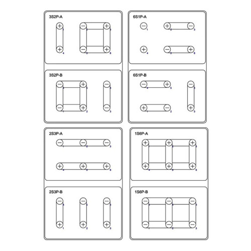 DIY Tool Spliceable Battery Box Battery Holder for 12V 24V 48V  Storage Kit Support High Current 21700-6 2