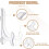 Set of 4 Clear Acrylic Easel Display Stands, Folding Plate Holders with Stable Triangular Base 2