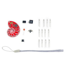 LED Shell Running Light Electronic DIY Kit SMD SMT Electronic Kit with Lanyard for Soldering Practice Learning DIY Kit