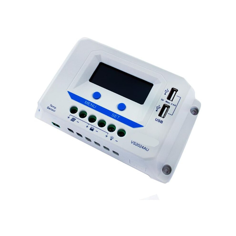 20A Pwm Solar Charge Controller Auto Identify Battery Voltage 12V 24V Max Pv Input 50V 6033987375391