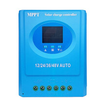 150A MPPT Solar Charge Controller 12V 24V 36V 48V Dual USB met LCD-Scherm voor Loodzuur-Lithium-Accu Zonnepaneel