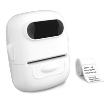 Bluetooth Label Printer P50 with 4.0 Connectivity, Inkless Thermal Printing for Small Business, Home and Office
