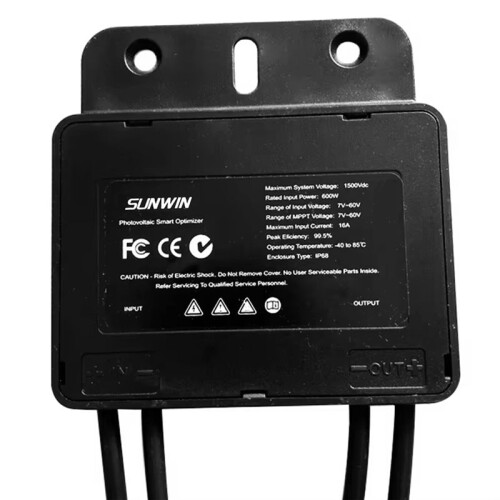 MPPT Power Optimizer 600W Photovoltaic Solar Power Optimizer PV Function Solar Optimizer 600W Optimizer 1