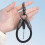 HAGIBIS Usb4 Full-Function Wrist Lanyard  Mobile Phone Ctoc Double- Portable Typec Data Cable Grey 2