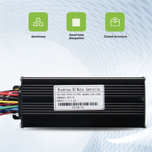 36V 48V 1000W 30A Three Mode Brushless Controller with Speed Limit  for Ebike Electric Scooter 1