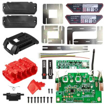 BAT618 18V Bateria Caixa de Plástico Shell PCB Placa de Proteção para 18V Bateria Li-Ion Proteção de Detecção de Tensão