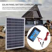25W 12V Solar Panel Battery Charger Board+40A Controller for RV Car Boat Home Camping Emergency Charging Board