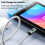 Cable USB C A Tipo C para  16, 15 Pro Max, para  LED PD100W, Cable de Carga para , Cable de Datos Tipo C, . 7