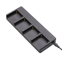 NP-F970 Vier-Slot Type-C Input Poort Camera Batterijlader 45W Snel Opladen NP-F550 NP-F750 NPF Batterijlader