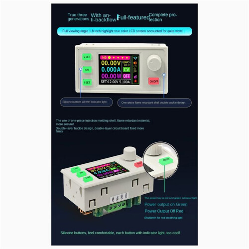 SK60S CNC Adjustable Voltage Regulator Constant Voltage Constant Current Solar Charging Module 2