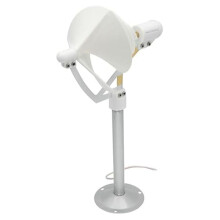 Breeze Start 10W Miniatyrvindturbin Vetenskapligt Experiment Kraftlampa Vit Solvindgeneratormodell med LED-Ljus