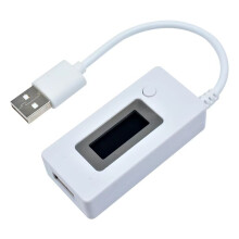 LCD USB Charger Tester 4-30V 0-3A Digital Voltage Current Tester Ammeter Detector Power Bank Charger Indicator