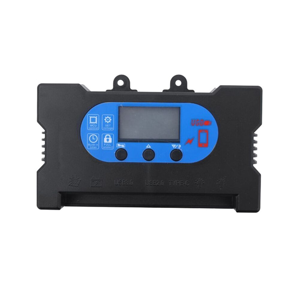 100A Solar Charge Controller Pwm Panel Controller Solar Panel Battery Regulator With Dual Usb Fast Charging 6032767471742