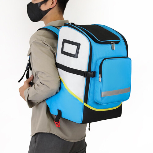Waterproof First Aid Backpack with Quick Access Compartments for EMT EMS Firefighters Green S 2