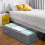 2 Pack Under Bed Storage Containers 90L Extra Large with Clear Window and Handles for Clothes Bedding 3