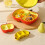 Ceramic Serving Bowl with Fruit Shapes, Stackable Chip and Dip Dish for Elegant Party Tabletop 3