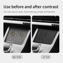 Car Anti-Slip Pad Silicone Wireless Charger Anti Dirt Pad Accessories for  OMODA 5 C5 Fuel 2022-2025 LHD