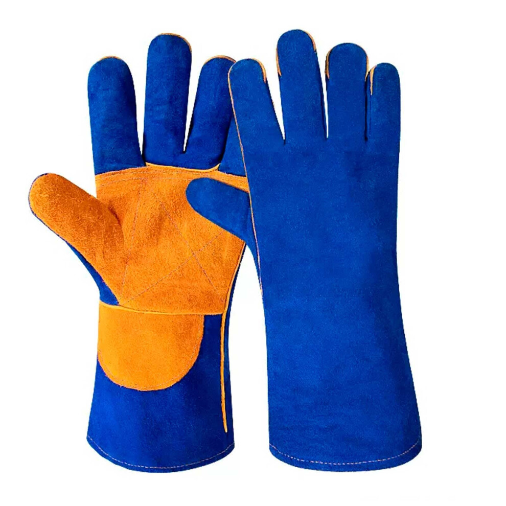 Durable Cowhide Work Gloves With Nonslip Grip And Long Cuff For Extended Forearm Protection 35Cm 9053599448303