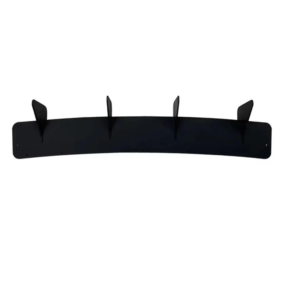 Rear Diffuser And Spoiler Lip For Vw Golf Gti Mk7 20132016 Abs 4 Fins Sporty Aerodynamic Design 9073542361053