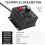 AC Motor Speed Controller, Variable Speed Controller FläKthastighetsregulator, 120V SCR SpäNningsregulator US-Kontakt 3
