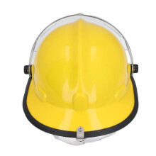 Heat Resistant Firefighter Helmet with Adjustable Fit and AntiFog Face Shield for Full Head Protection