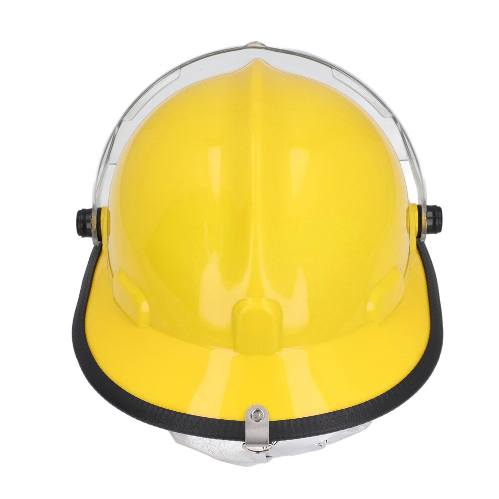 Heat Resistant Firefighter Helmet With Adjustable Fit And Antifog Face Shield For Full Head Protection 9771547121299