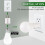 Outlet to Socket Adapter,Convert Outlet to Light Bulb Socket, Polarized 2-Prong Outlet to E26 Screw Base 4Pack US PLUG 3