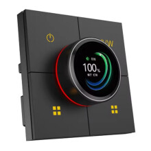 X3-Dimming TuYa Interruttore Intelligente Pannello Multifunzionale Intelligente Domotica Nero