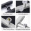 Stainless Steel Glass Door Pull Handle Black Titanium 800mm Rust‑Resistant Modern Long Handle Design 2