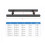 Stainless Steel Glass Door Pull Handle Black Titanium 800mm Rust‑Resistant Modern Long Handle Design 5