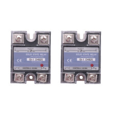 2X SSR 25A 3-32V to 24-480V AC Single Phase Solid State Relay Control AC MGR-1 D4825 Load Voltage