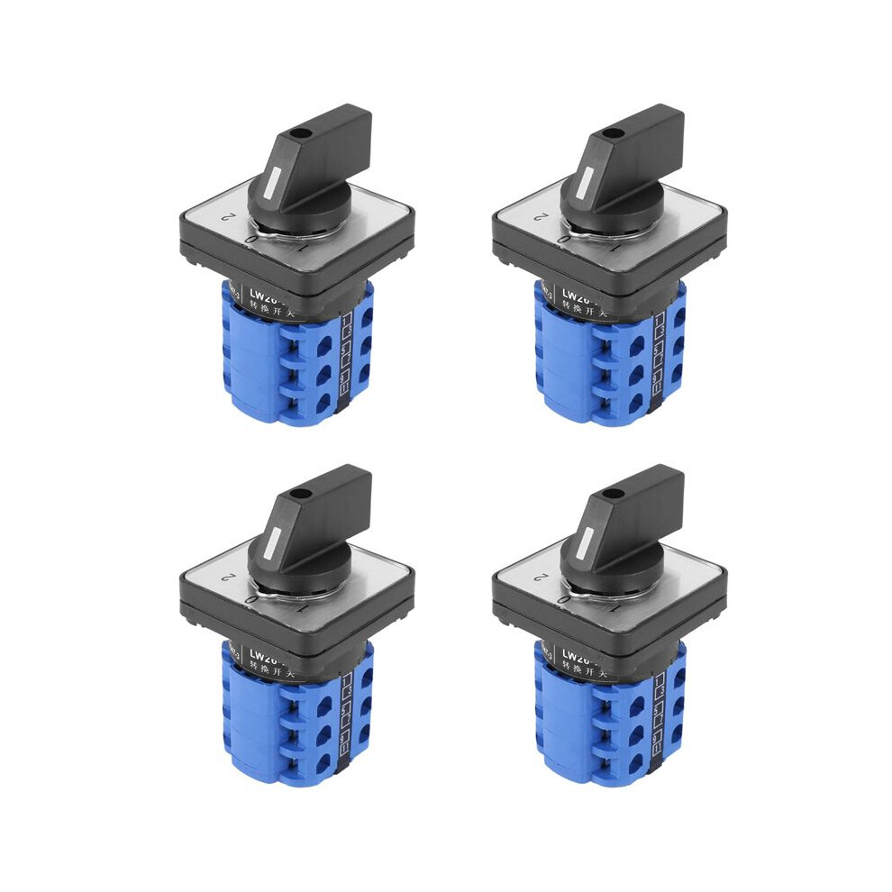 4X 3 Positions -Off- Changeover Control Rotary Cam 20A 4711156028539