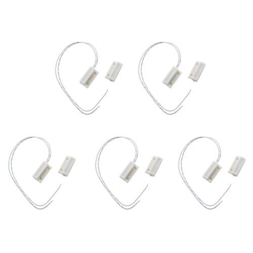 5X White Door Window Contacts Magnetic Reed  Sensor