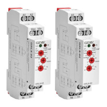 2X GEYA GRL8-02 Liquid Control Relay Level Control Relay 10A ACDC24V-240V Wide Range Voltage Water Pump Relay