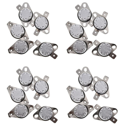 KSD301 250V 10A Thermostat Temperature Control  135 Celsius N.C 20 Pcs