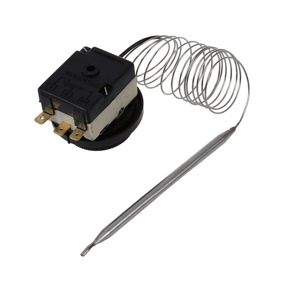 3X 1Nc 1No Ac 250V/380V 16A 0-40C Temperature Control Capillary Thermostat 6031581614243