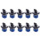 10X 8 Terminals 5 Positions Master Control Rotary Cam  20A Black+ 1