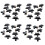 40 Pcs 6 Pins 2 Positions DPDT /  Slide 1