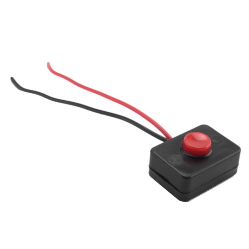 6X  12V2A Adhesive Base Push Button Momentarily Action Wired  for Automobiles 2