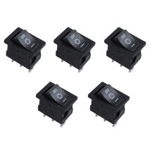 5X SPDT -OFF- 3 Position Snap in Boat Rocker AC 250V/6A 125V/10A
