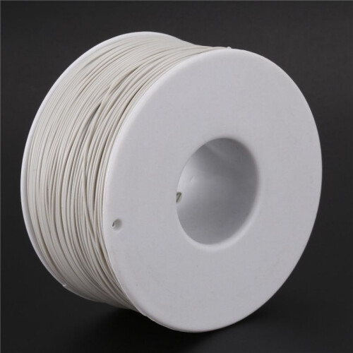 2pcs 305M White PVC Coated Tin Plated Copper Wire Wire-Wrapping 30AWG Cable Roll