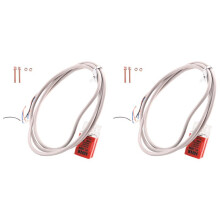 2X PL-05N/P  10-30V NPN NO 5mm Square Inductive Proximity Sensor  3 Wire P with Screws