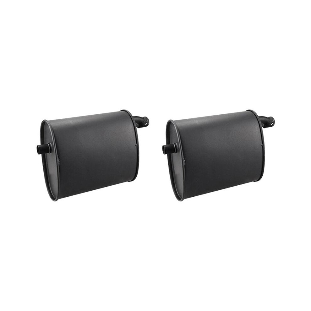 2X Gasoline Generator Universal Black Iron 2-3Kw Exhaust Muffler For 5.5Hp 6.5Hp 3500W 4000W Accessories 4713140839534