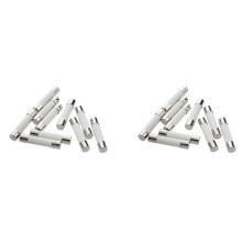 20 Pcs Ac 250 V 15 A 6 X 30 Mm, High Speed Kick Cylindrical Fuse Tube Ceramic · White + Silver
