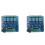 2X Modbus Rtu 4 Ch Relay Module Input 485 Ttl Uart Communication 4-Channel Input 7-24V Relay Module 1