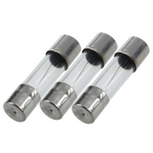 60 Pcs Electrical Components Glass Tube Fuse 250V 5A