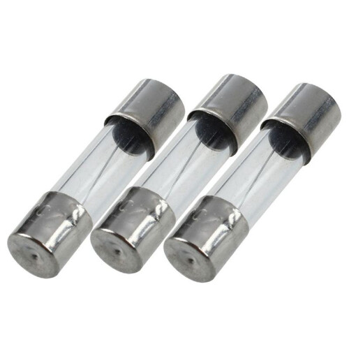 60 Pcs Electrical Components Glass Tube Fuse 250V 5A 2